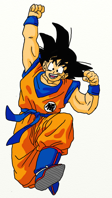 goku colored