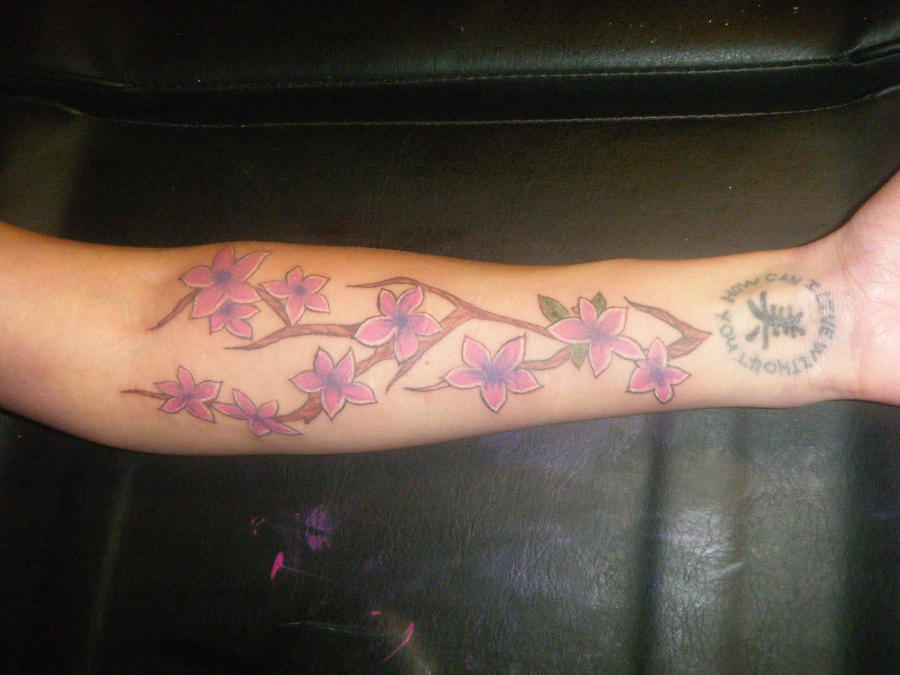 Cherry blossom tat