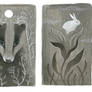 Badger, White Rabbit, Black Cat