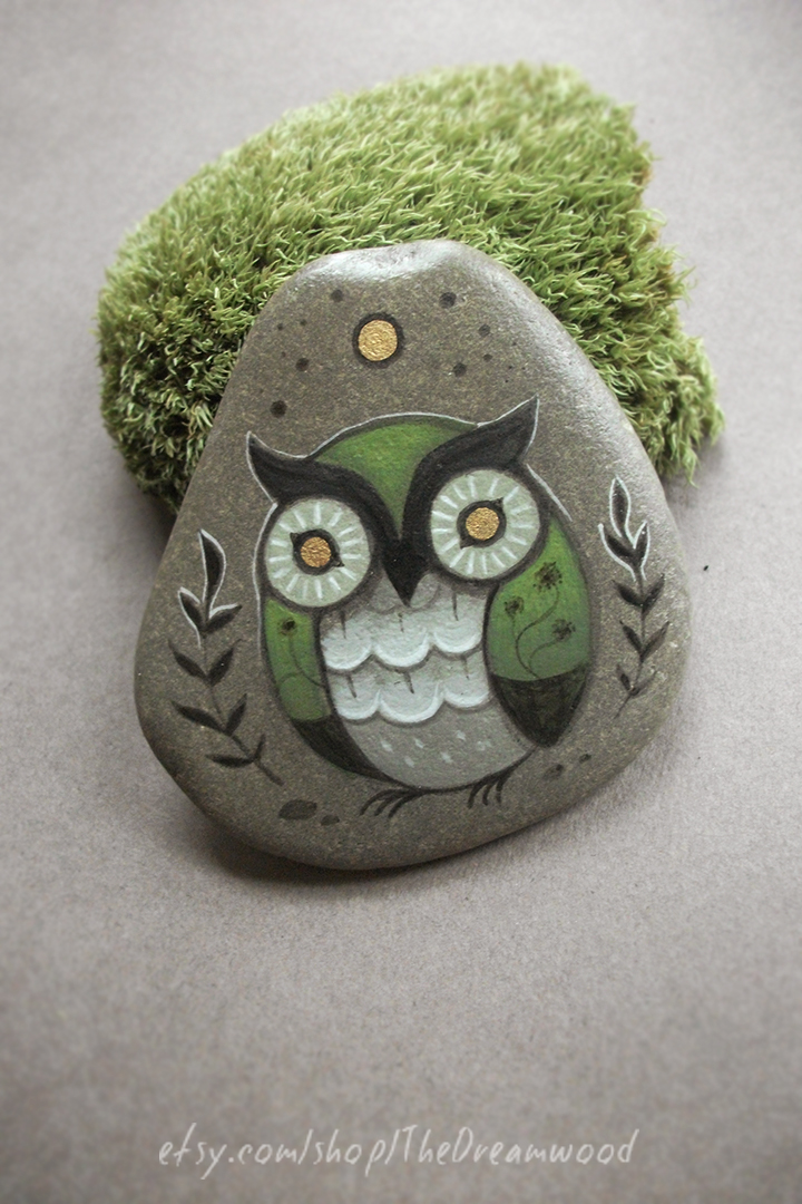 Moss Green Owl