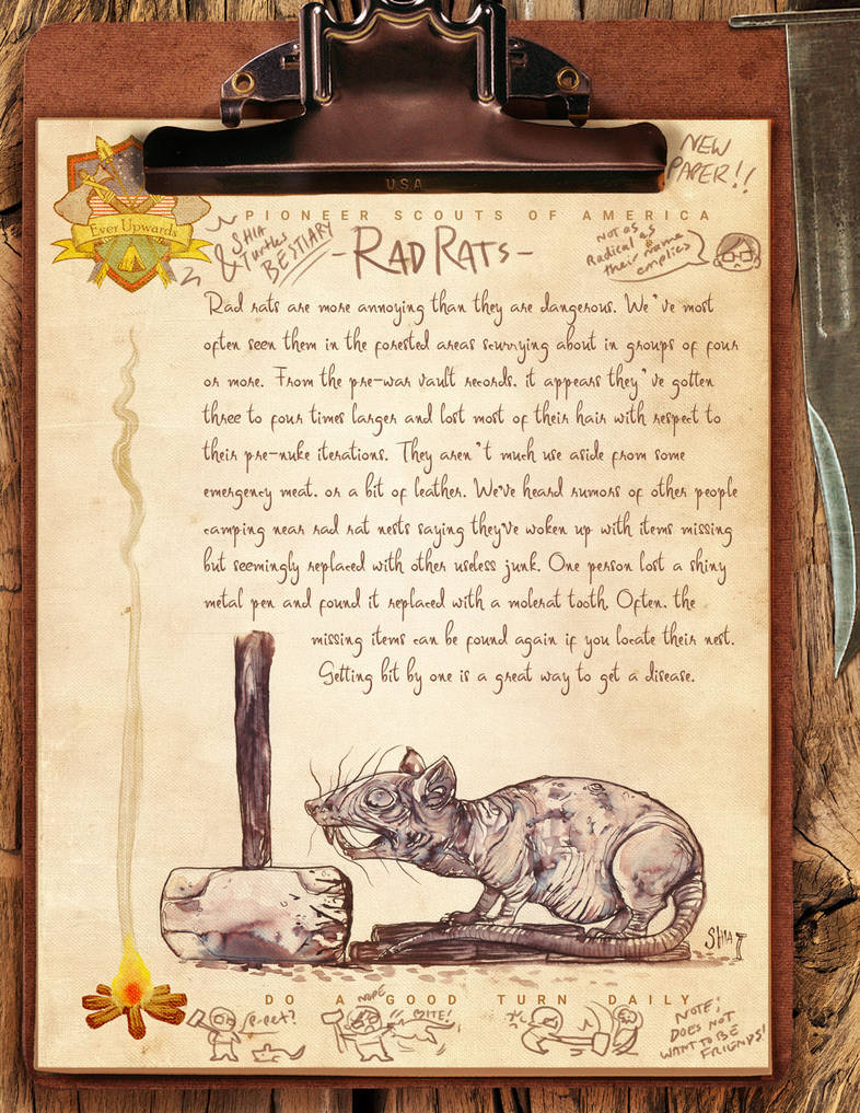 Shia and Turtle's Bestiary Radrat by Overshia on DeviantArt