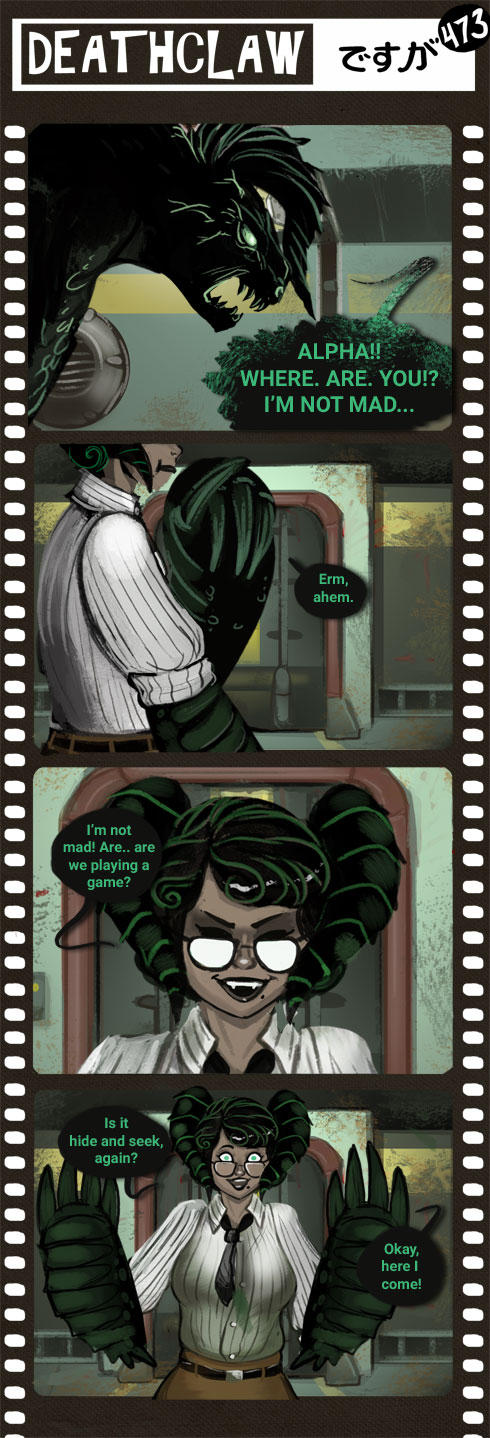 Deathclaw Inflation Deviantart Deathclaw Desu Ga 473 by Overshia on DeviantArt