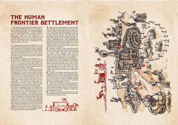 Human Settlements in Black Blood of Joshua