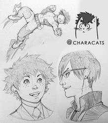 My Hero Academia - sketches