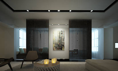 Shabel Formal Living Room (Light Version)