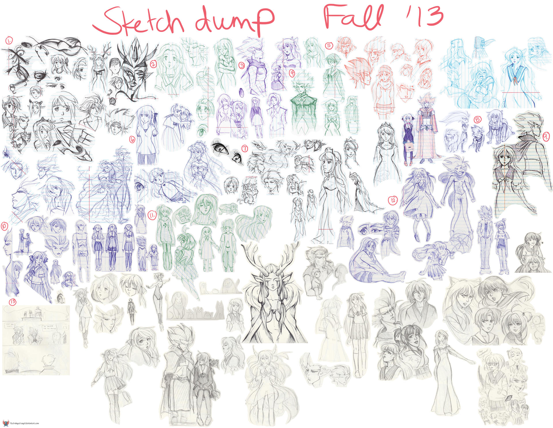 Sketch Dump: Fall '13