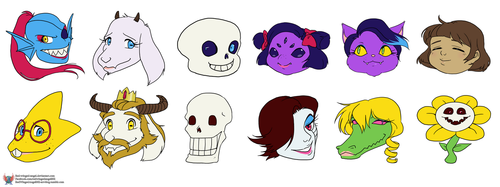 Undertale Buttons by red-winged-angel on DeviantArt