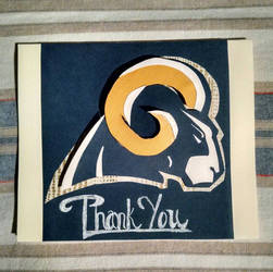 Thank You Card (The Rams)