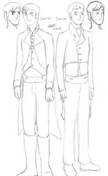 F:SaF - Derrick and Damian profile sketch