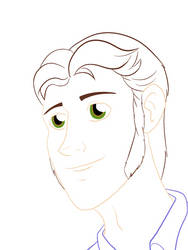 Frozen - Hans' gentle smile [lineart]