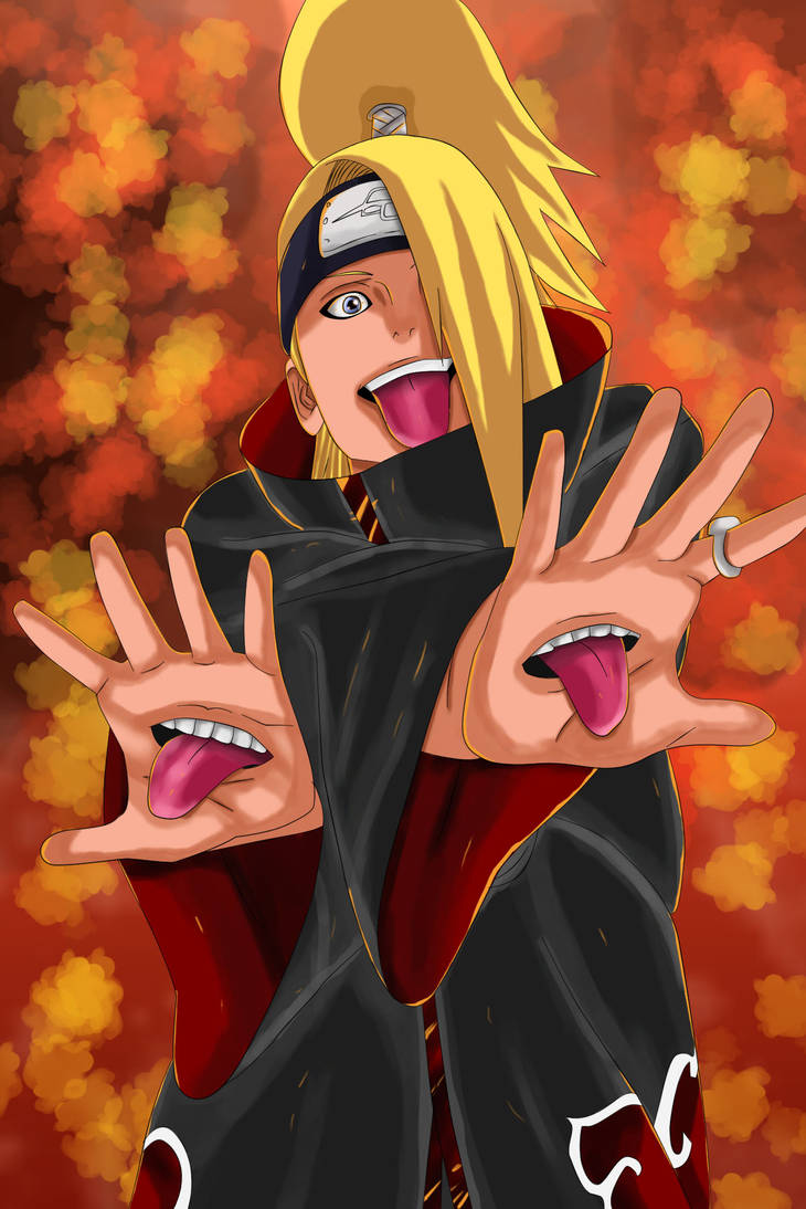 Deidara senpai by Salty-art