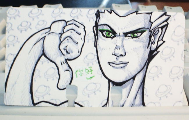 rolodex 'You're going down' by officemonkeyking on DeviantArt