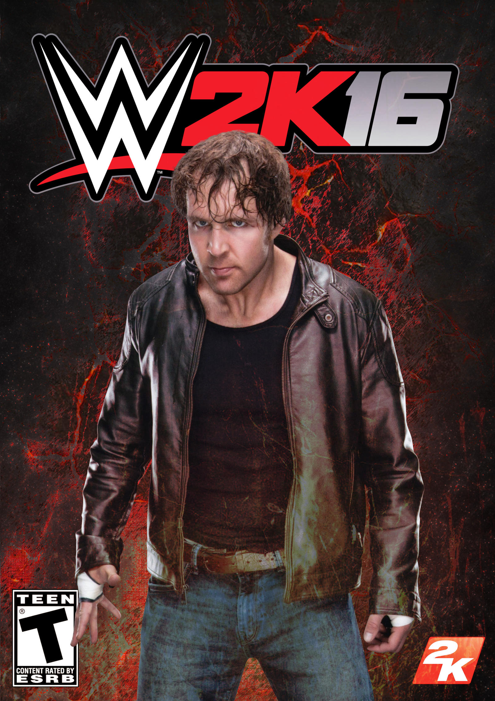 WWE 2K16 Custom Cover Dean Ambrose