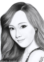 Jessica Jung Pencil Drawing