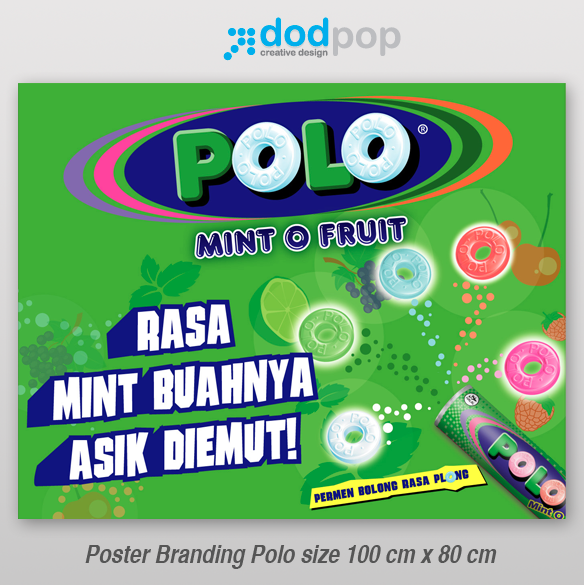 poster branding mint o fruit