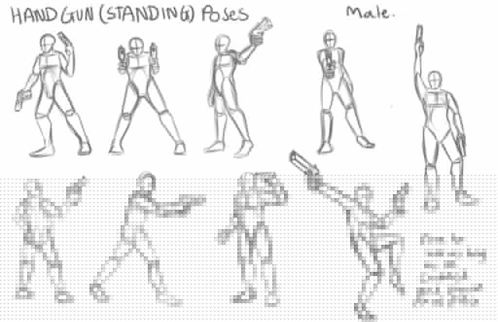 Male Handgun (Standing) PosesFREE TO USE by Monopolymurder on DeviantArt