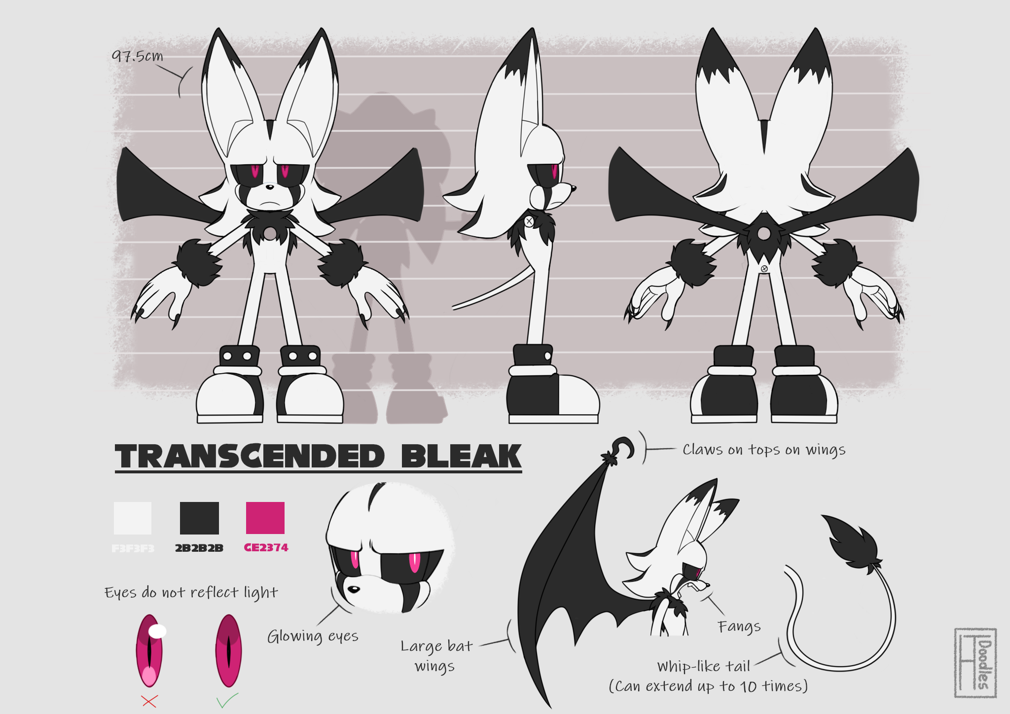 Bleak Reference Transcended Bleak's character sheet by HT-Doodles on DeviantArt