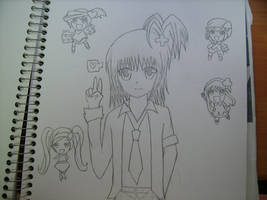 Amu Hinamori and Shugo Chara