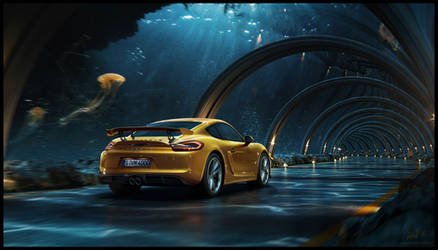 Porsche - Underwater road + making of