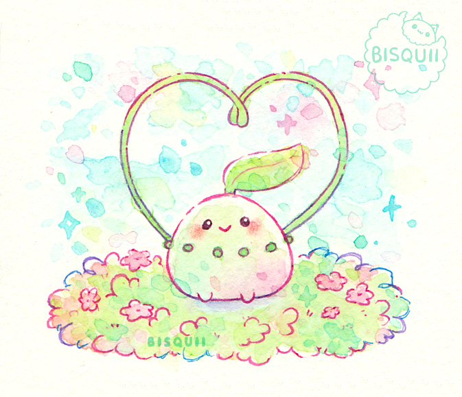 Chikorita By Bisquii On DeviantArt chikorita-by-bisquii-on-deviantart