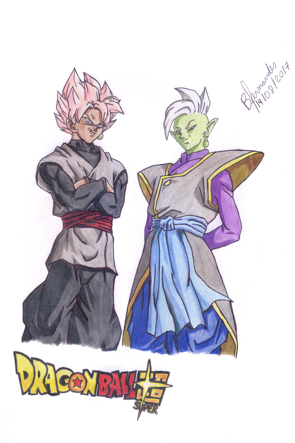 Goku Black E Zamasu Dbs 14 08 2017 By Brunofernandes15 On Deviantart