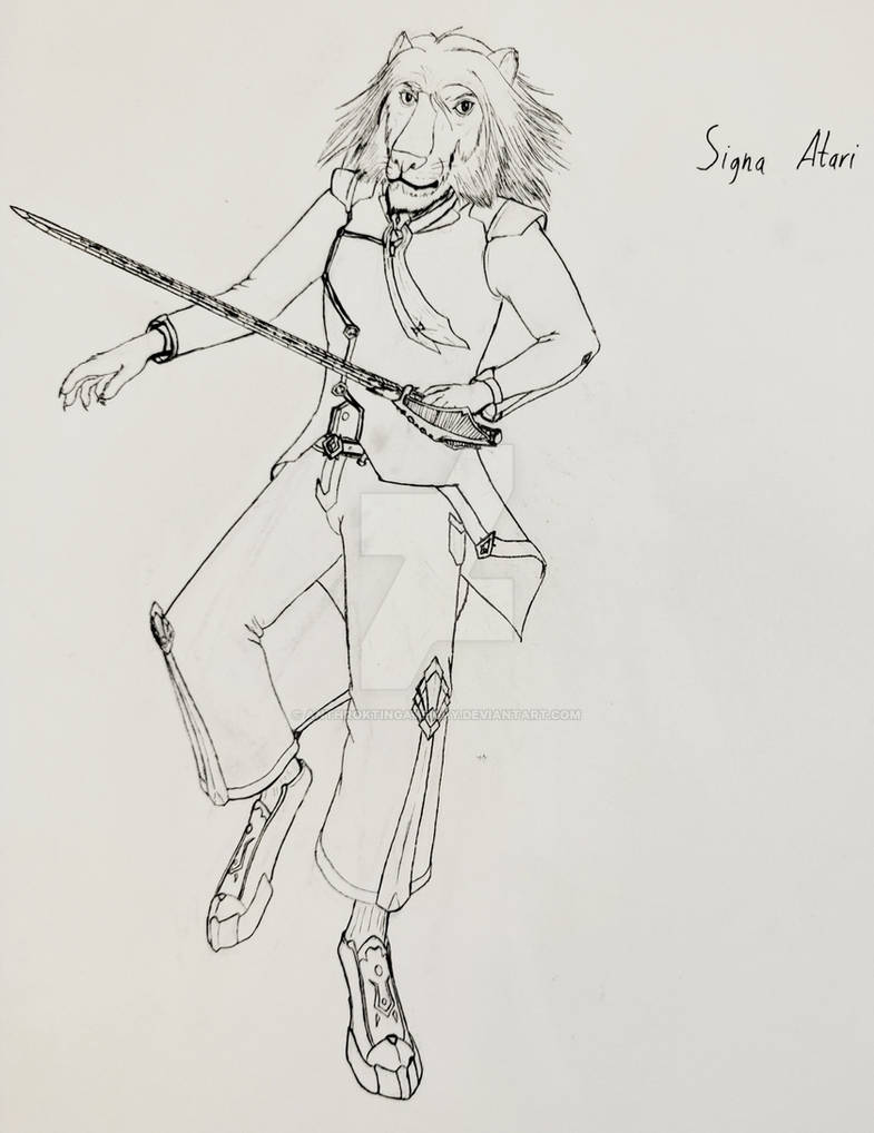Signa Drawing Signa Atari by AnthroktinGateway on DeviantArt