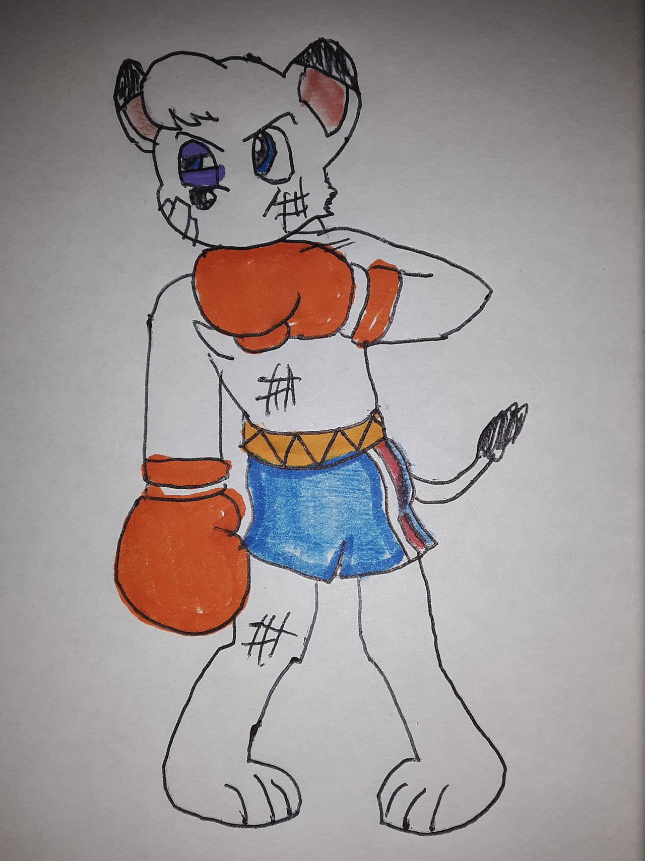 Kimba the White Boxer Lion by doctorwhovian1963 on DeviantArt