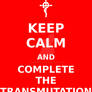 TShirt Design Keep Calm Transmute