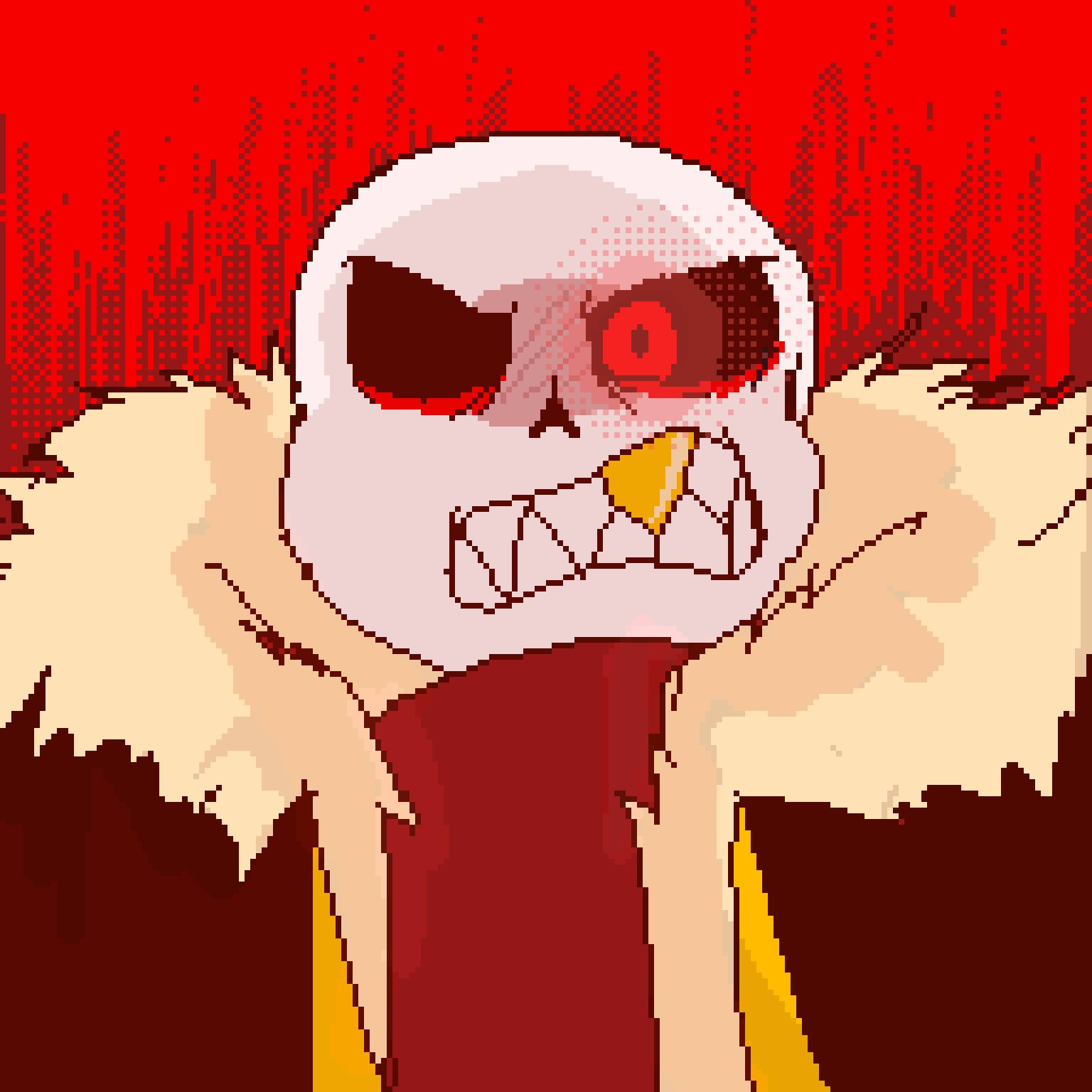 Pixilart - horror sans by me by sans-error-fell