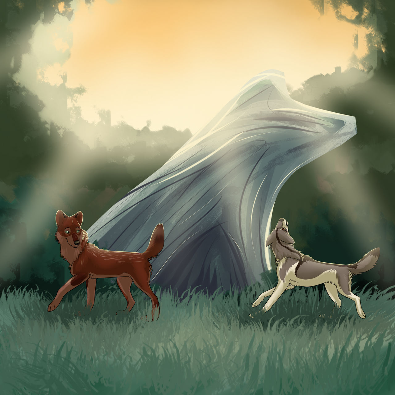 Stone Wolves The Stone Wolf by IndiDreamer on DeviantArt