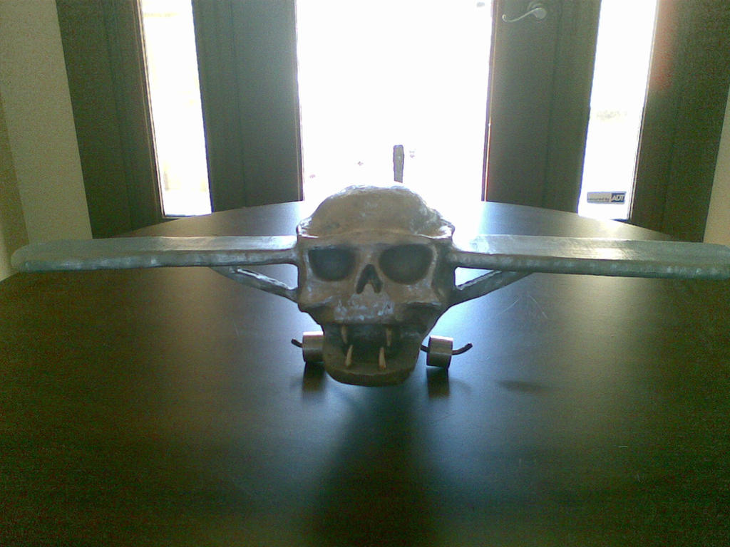 Skeletonized Jet Skull Plane 02 by Bl4kH4t on DeviantArt