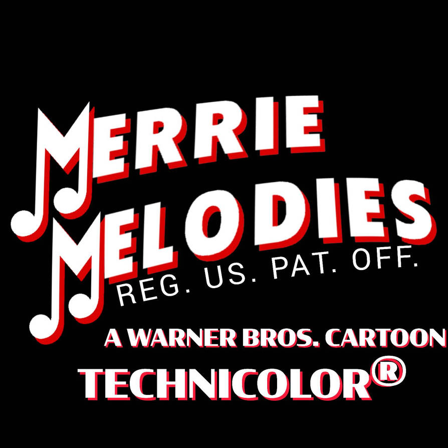 Merries Logo Cd R Merrie melodies Font logo 1958 (Made by me) by GenanoMijail on DeviantArt