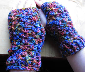 Crochet Fingerless Gloves