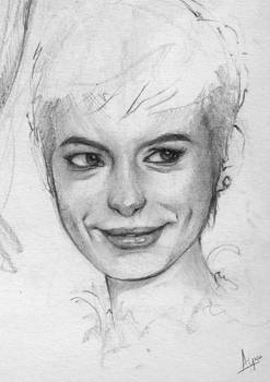 Thumbnail Sketch - Anne Hathaway