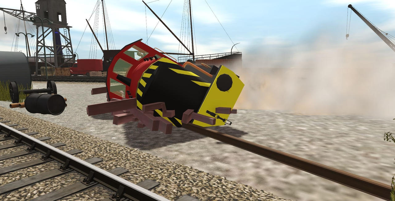 Sodor Fallout: Salty, the dockyard diesel. by TrainFan6090 on DeviantArt