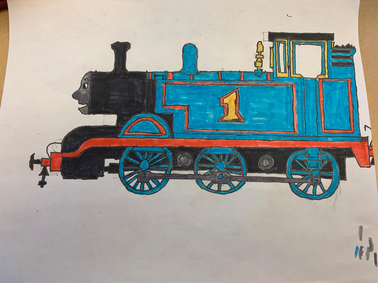 Thomas Drawing Deviantart Art sketch of Thomas The Tank Engine by TrainFan6090 on DeviantArt