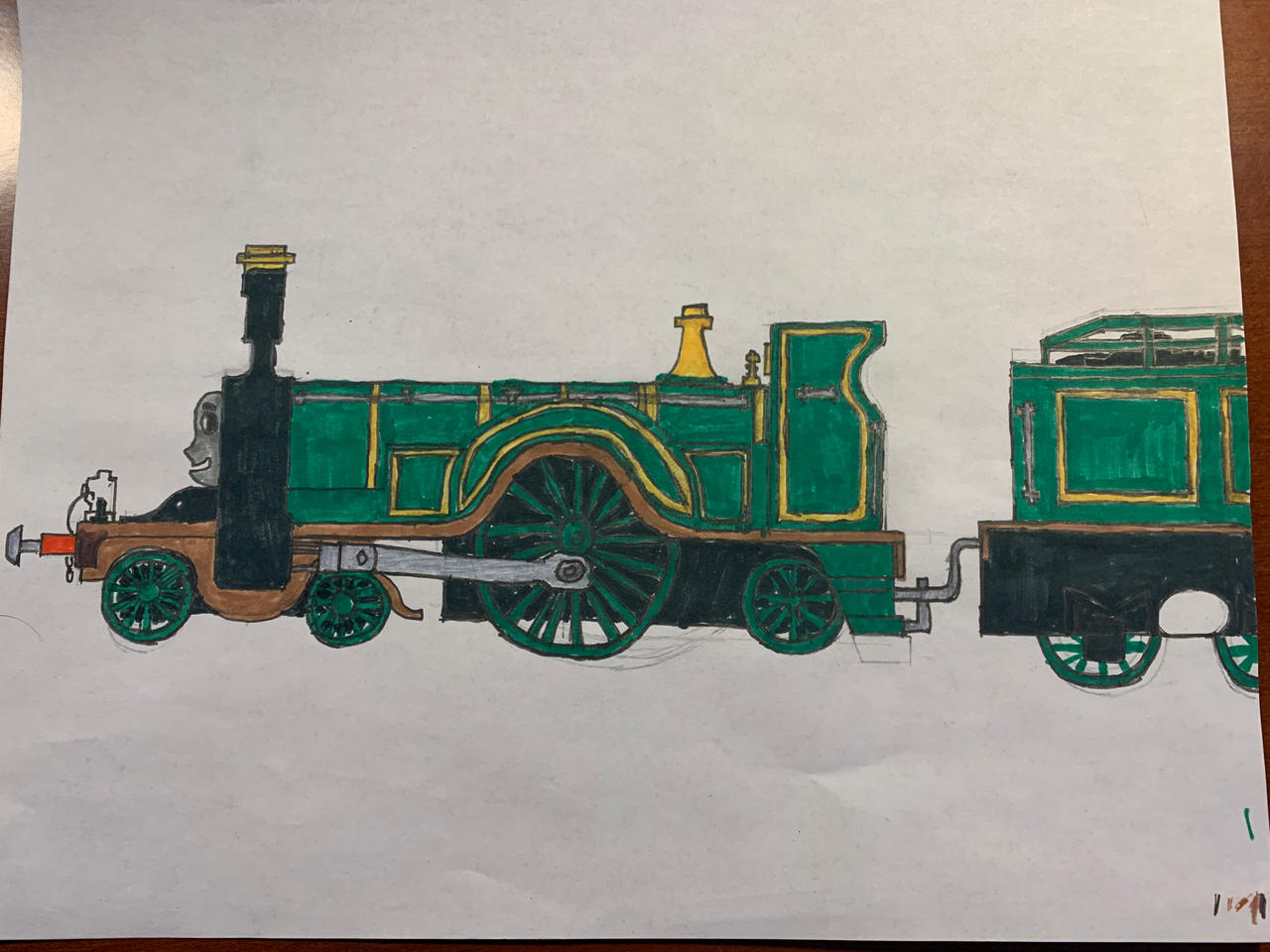 Deviantart Base Stirling Engine Art sketch of Emily the Stirling single engine by TrainFan6090 on ...