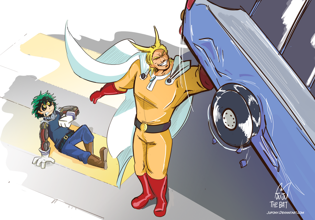 - Saitamight and Genoriya - by Jupony
