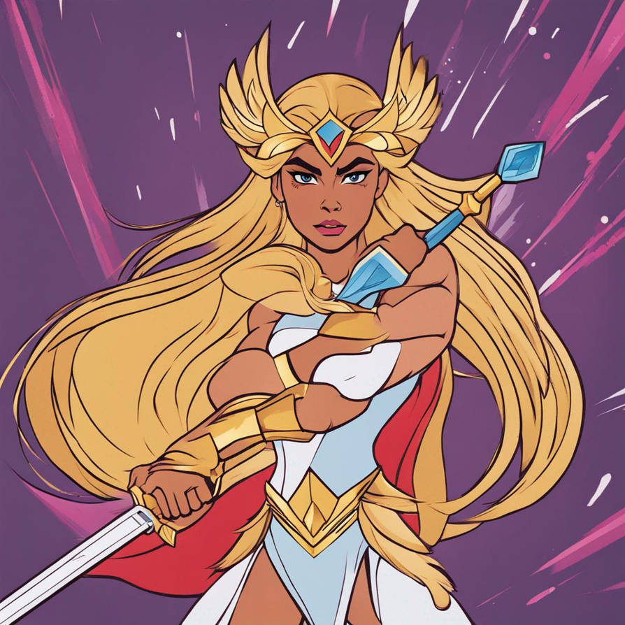 She Ra Human She-Ra in Peril by eldorff on DeviantArt