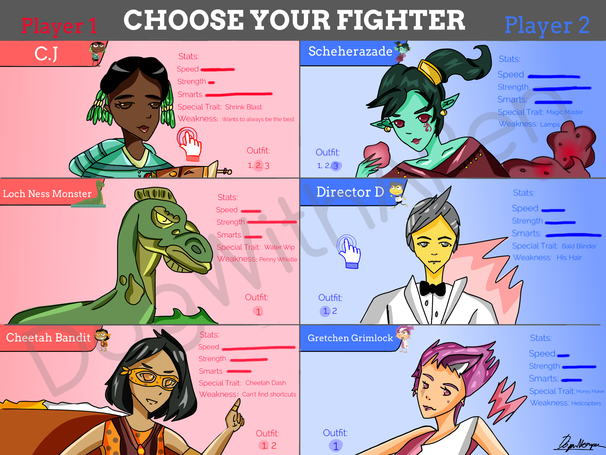 Poptropica Choose Your Fighter!