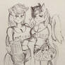 Zizum Request - Hooter Rainbowdash and AppleJack