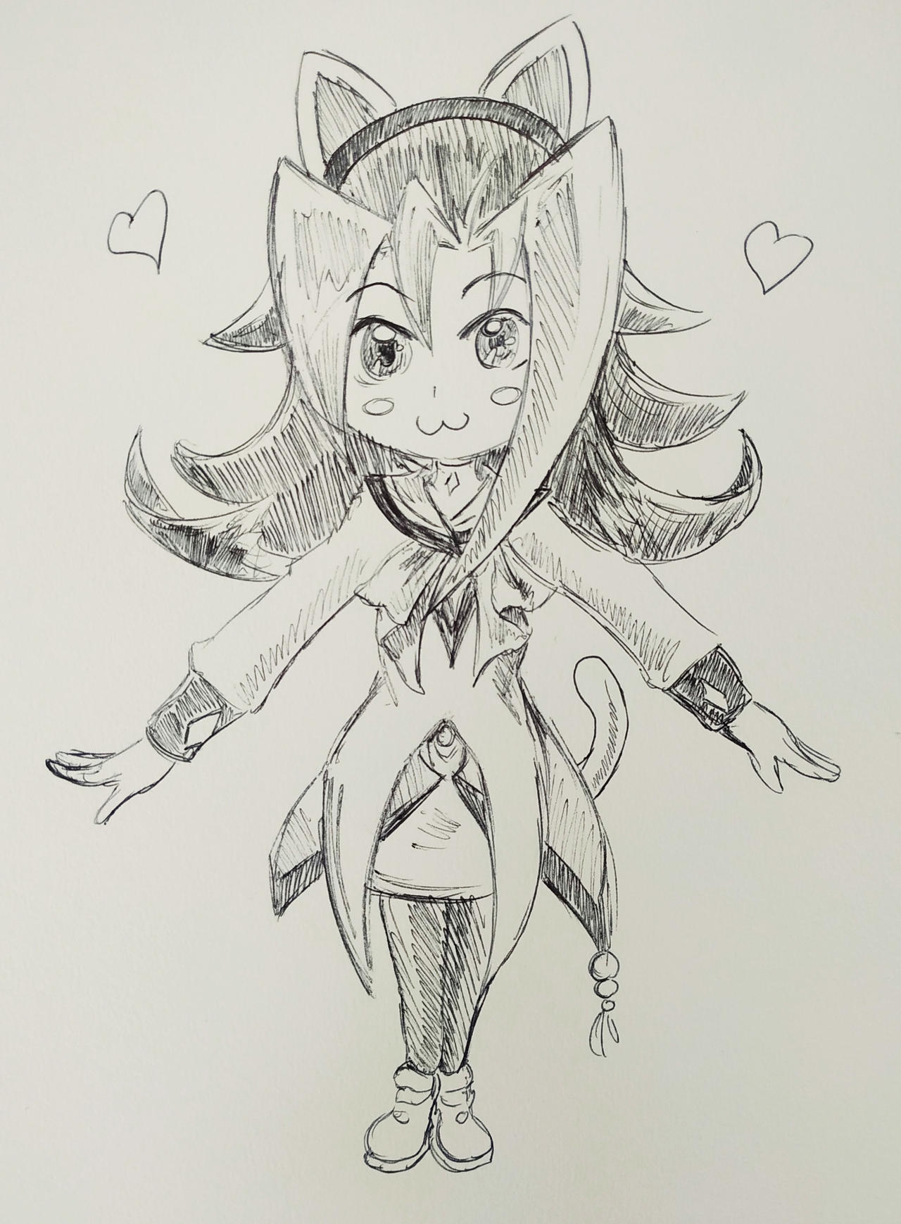 Yu-Gi-Oh! Zexal - Chibi Cat Girl Rio by pikapika212 on DeviantArt