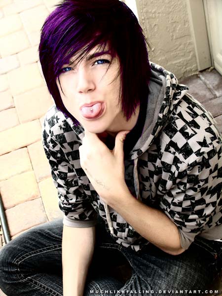 Purple Hair By Quasha On Deviantart