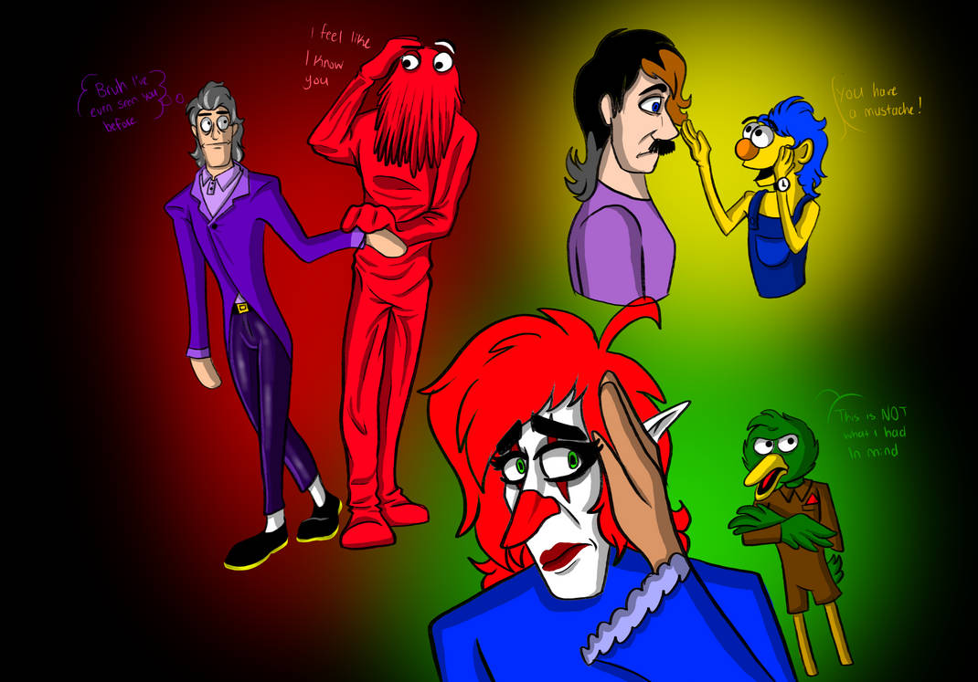 Dont Hug Me Im Scared Crossover by ArtRemaker4000 on DeviantArt