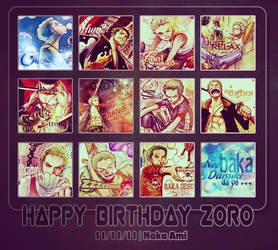 Happy Bday Zoro 2011 on RoronoaZoro-Club - DeviantArt