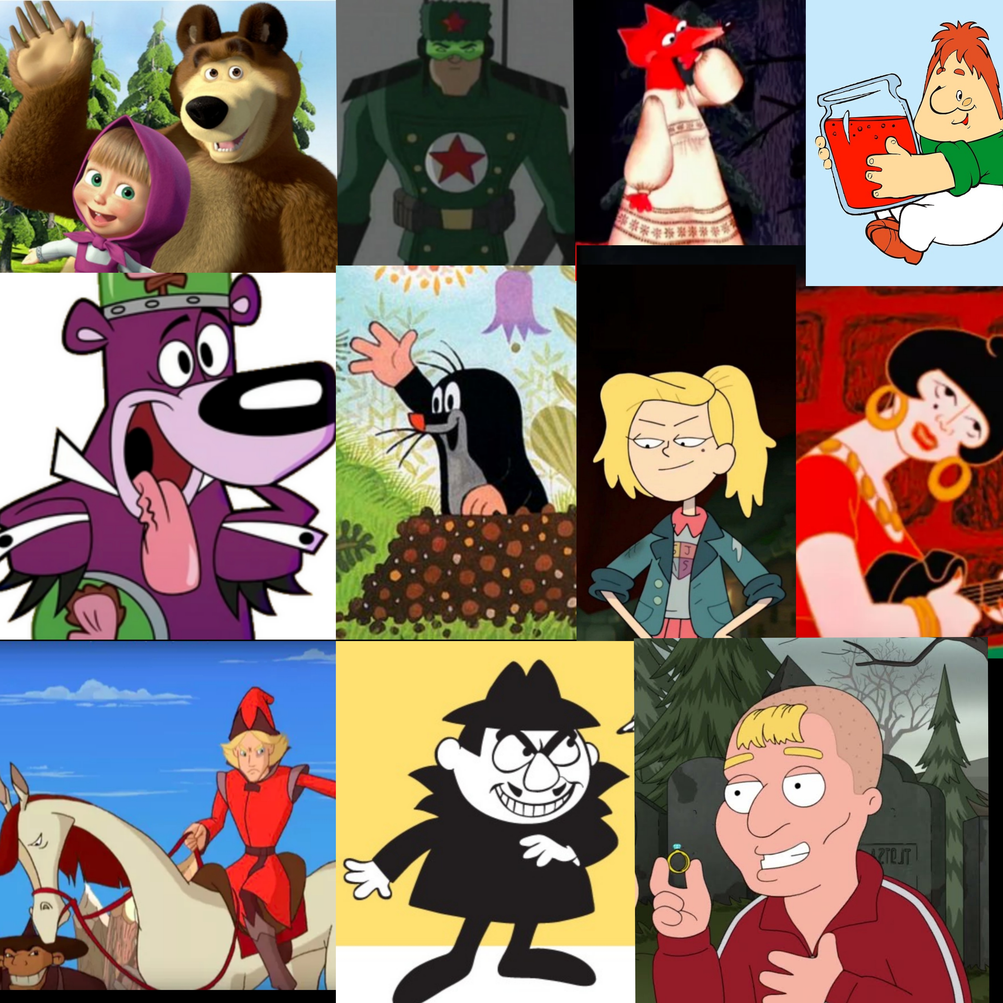 Russ Character Cartoon Russian Characters by guirickeddy on DeviantArt