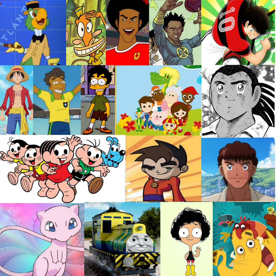 Cartoon Brazilian Characters by guirickeddy on DeviantArt