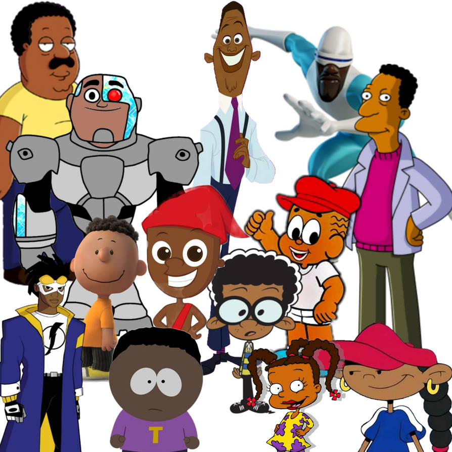 Cartoon Blacks Characters by guirickeddy on DeviantArt
