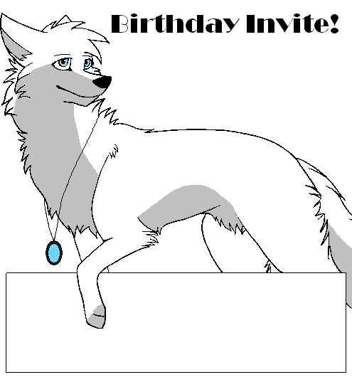 Birthday invite card!