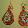 teardrop earrings